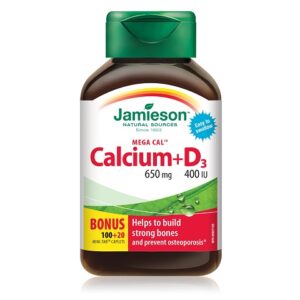 Jamieson Mega Kalcij + Vitamin D3, tablete