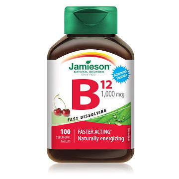 Jamieson Vitamin B12 1000 mcg, podjezične tablete