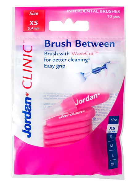 Jordan Brush Between, medzobna ščetka XS - Roza