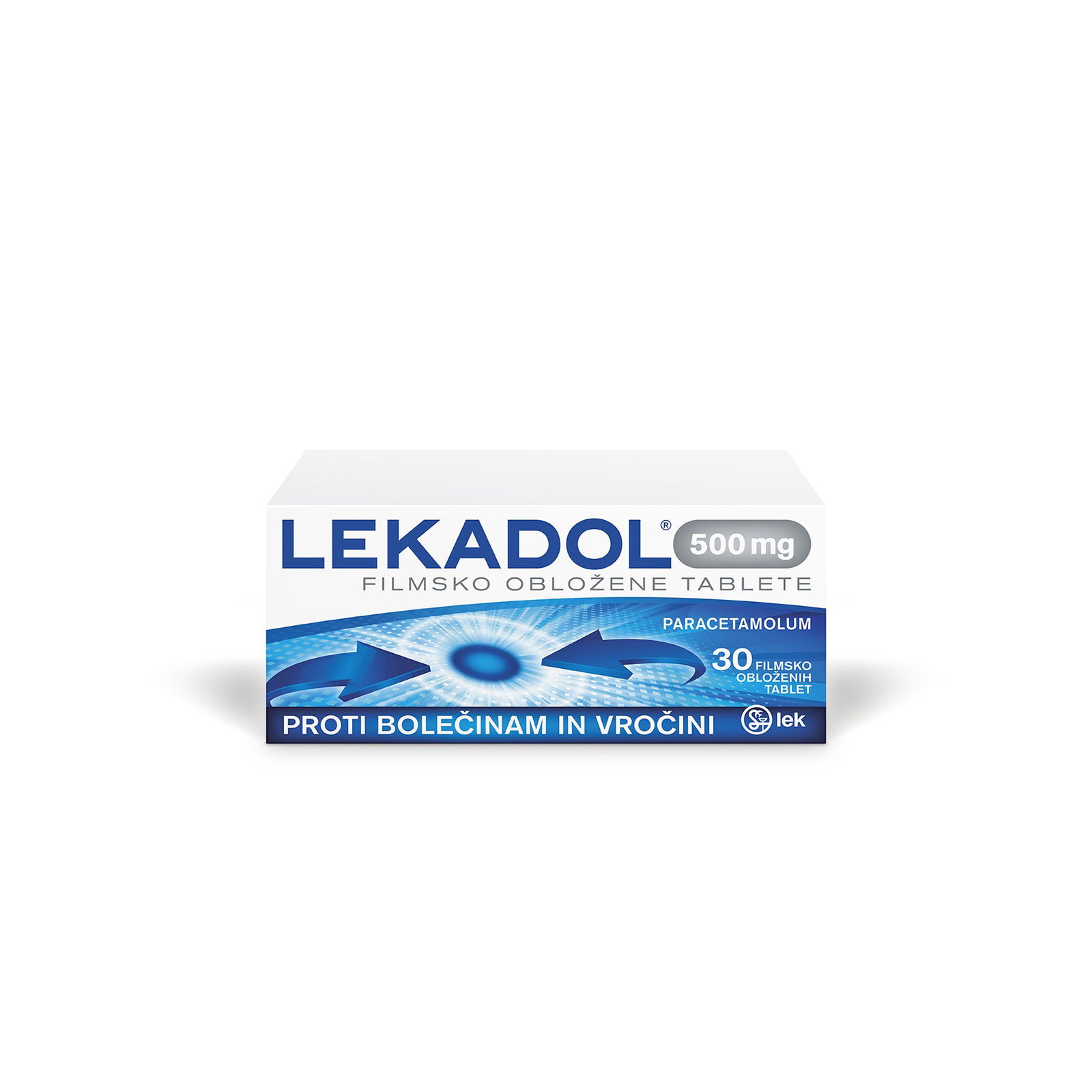 Lekadol 500 mg, 30 filmsko obloženih tablet