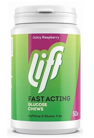 Lift Fast Acting, 50 glukoznih tablet - malina