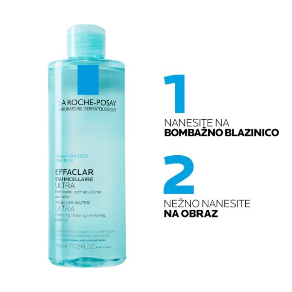 LRP Effaclar Ultra, micelarna voda - 400 ml