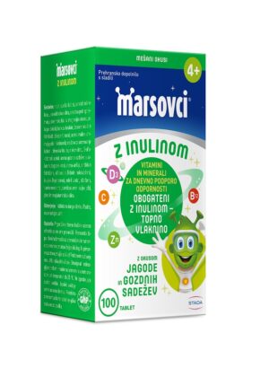 Marsovci, žvečljive tablete z inulinom - okus mix