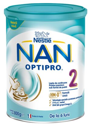 Nan Optipro 2, nadaljevalno mleko za dojenčke in majhne otroke od 6.meseca - 800g