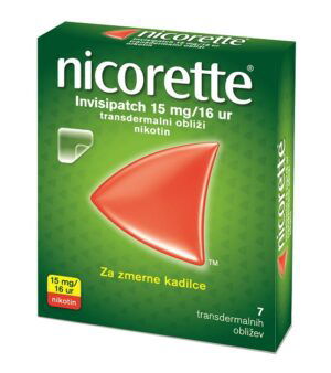 Nicorette Invisipatch 15 mg/16 ur, transdermalni obliži