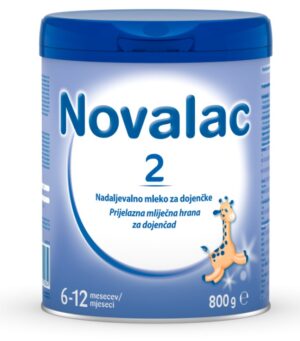 Novalac 2, nadaljevalno mleko za dojenčke 6-12 mesecev, 800 g