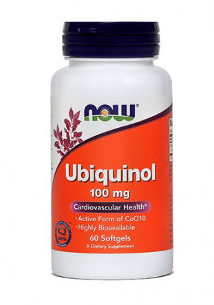 NOW Ubiquinol 100 mg, mehke kapsule