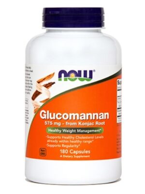 NOW Glukomanan 575 mg, kapsule