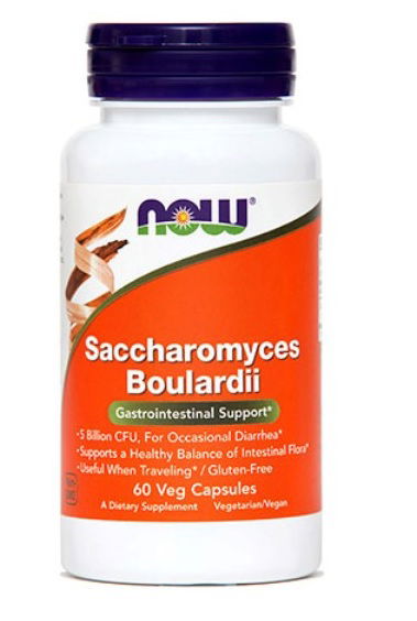 NOW Saccharomyces boulardii, kapsule