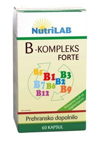 Nutrilab B-kompleks Forte, kapsule