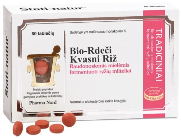 Pharma Nord Bio Aktivni rdeči kvasni riž, 60 tablet