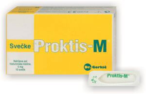 Proktis-M, svečke proti hemeroidom