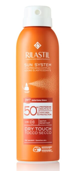 Rilastil Sun System PPT Dry Touch, sprej za zaščito pred soncem ZF50+