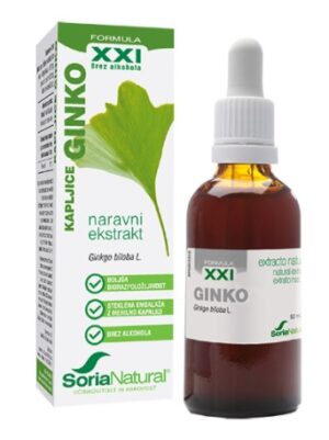 Soria Natural Ginko XXl, kapljice brez alkohola