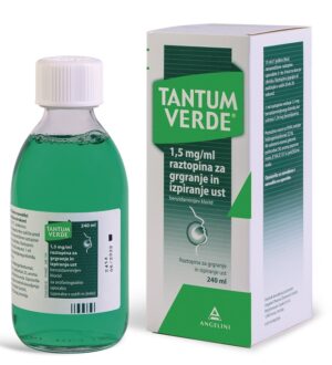 Tantum Verde, raztopina za grgranje in izpiranje ust - 240 ml