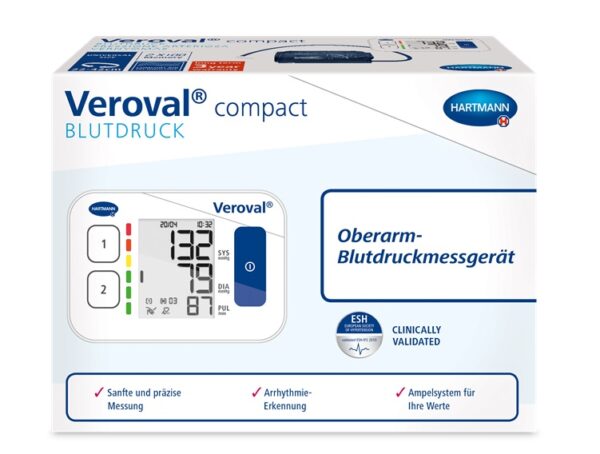 Veroval, merilnik krvnega tlaka Compact - nadlahtni