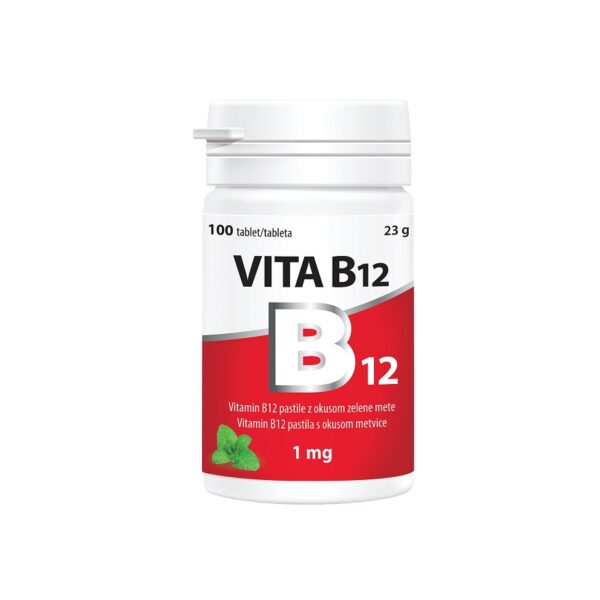 Vitabalans Vita B12 1000 mcg, 100 žvečljivih tablet