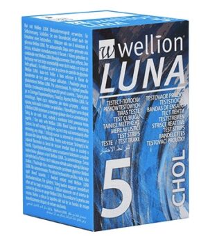 Wellion Luna Duo, merilni lističi za holesterol 5x