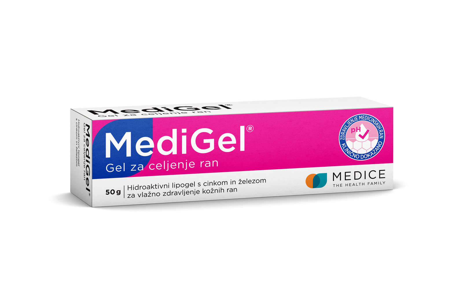 Medigel, gel za celjenje ran, 50g