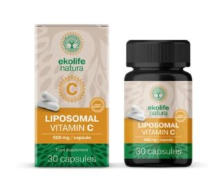 Ekolife Natura Liposomski vitamin C 500 mg, 30 kapsul