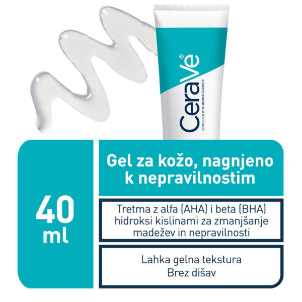 Cerave gel za kožo nagnjeno k nepravilnostim, 40 ml