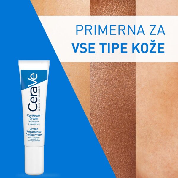 Cerave obnovitvena krema za področje okoli oči, 14 ml