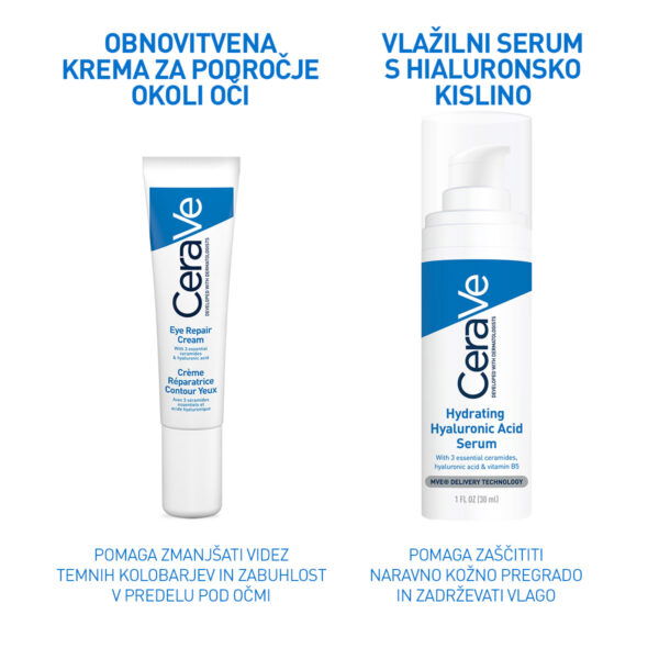 Cerave obnovitvena krema za področje okoli oči, 14 ml