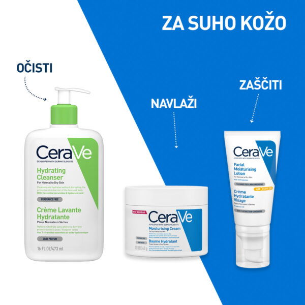 Cerave vlažilna čistilna emulzija, 1 l