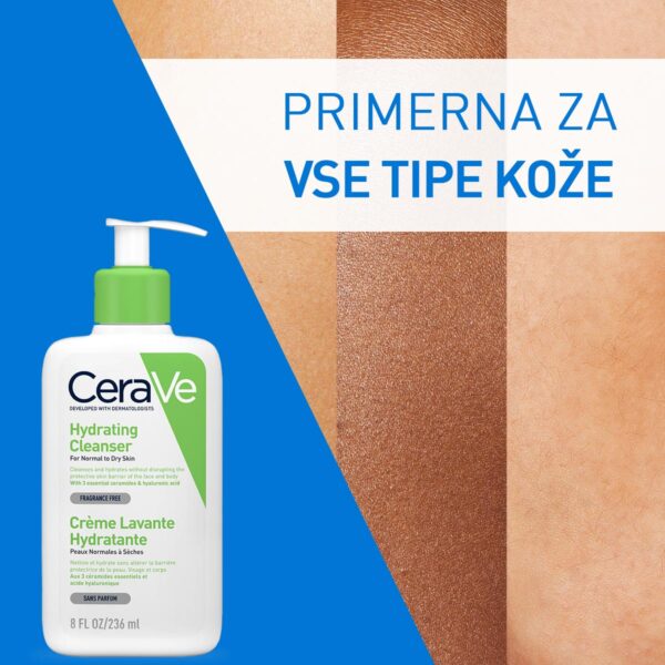 CeraVe vlažilna čistilna emulzija, 236 ml