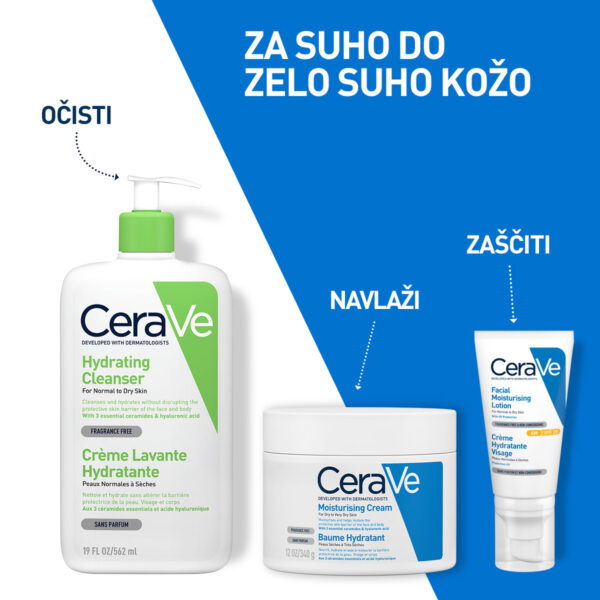 CeraVe vlažilna krema, 340 g