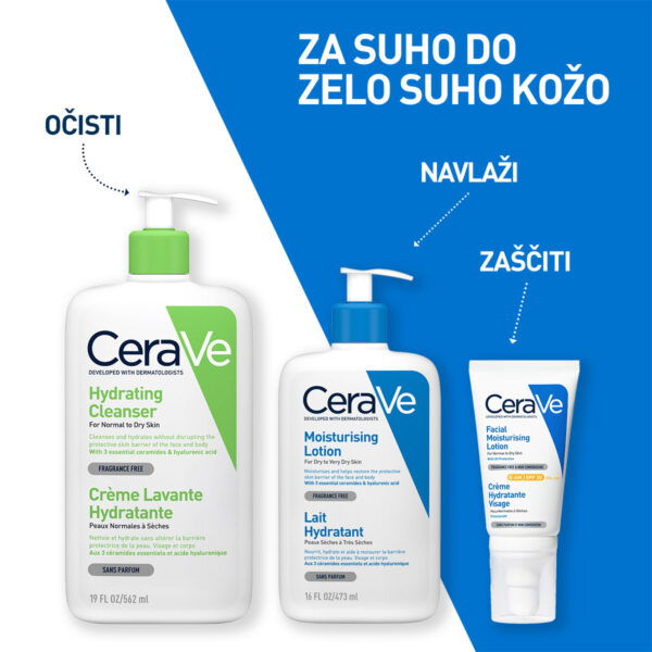 CeraVe vlažilni losjon, 473 ml