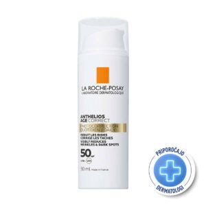 LRP Anthelios Age-Correct krema za zaščito pred soncem proti staranju kože na obrazu SPF50, 50 ml