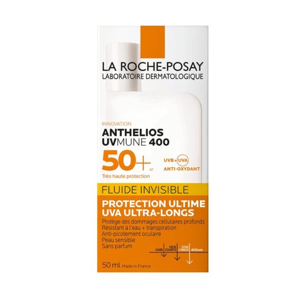 LRP ANTHELIOS UVMUNE 400 Fluid za zaščito pred soncem SPF50+, 50 ml