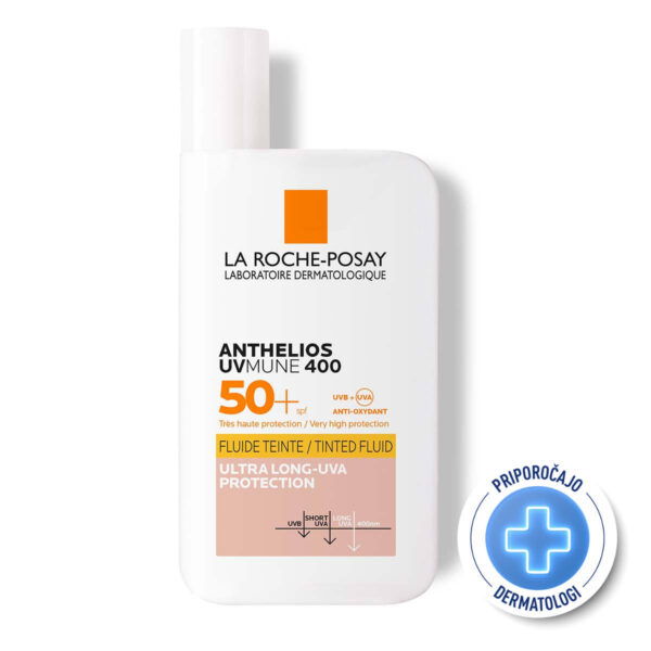 LRP ANTHELIOS UVMUNE 400 Tonirani fluid SPF50+, 50 ml