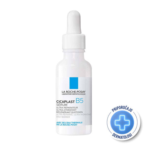 LRP CICAPLAST B5 SERUM Ultra obnovitveni in vlažilni serum za dehidrirano in razdraženo kožo brez sijaja, 30 ml