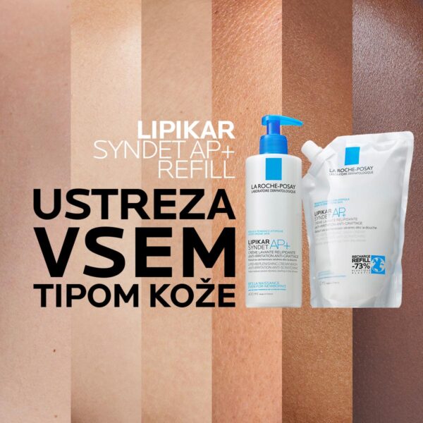 LRP Lipikar Syndet AP+, kremni gel za umivanje telesa - 200 ml