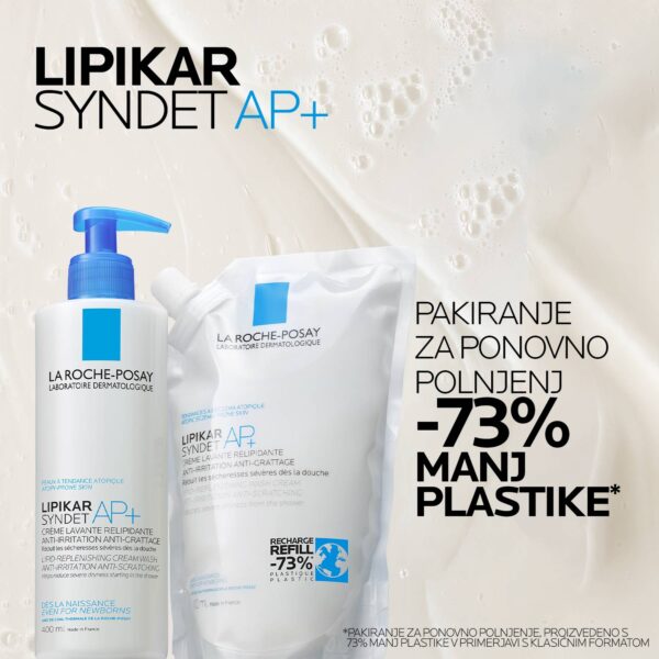 LRP Lipikar Syndet AP+, kremni gel za umivanje telesa - 200 ml