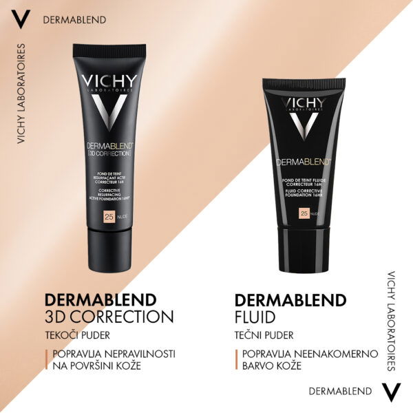 Vichy Dermablend 3D Correction, korektivni puder za mastno kožo nagnjeno k aknam - 15