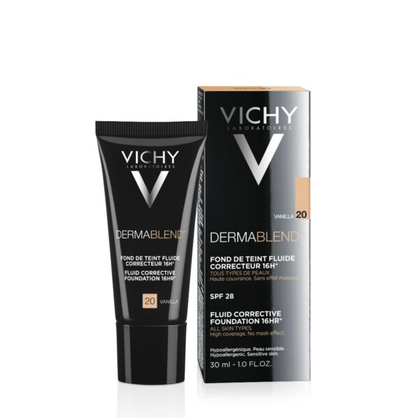 Vichy Dermablend, korektivna podlaga - tekoči puder 20