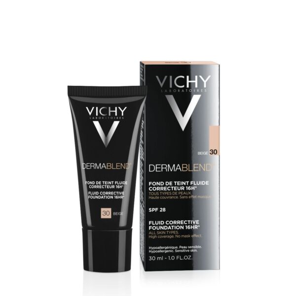 Vichy Dermablend, korektivna podlaga - tekoči puder 30