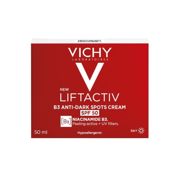 Vichy Liftactiv B3 Anti-dark Spots krema proti hiperpigmentacijskim madežem in gubam ZF50, 50 ml