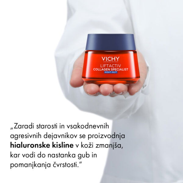 Vichy Liftactiv Collagen Specialist nočna nega, 50 ml