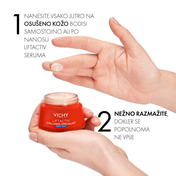 Vichy Liftactiv Collagen Specialist nočna nega, 50 ml