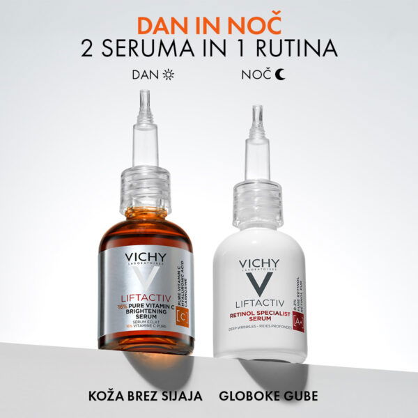 Vichy Liftactiv Supreme Vitamin C serum za sijaj kože, 20 ml