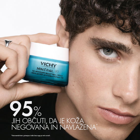 Vichy Mineral 89 krema za 72-urno intenzivno vlaženje za vse tipe kože, 50 ml