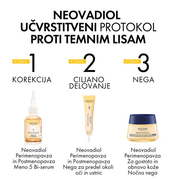 Vichy Neovadiol nočna nega za gostoto in obnovo kože v perimenopavzi - vsi tipi kože, 50 ml