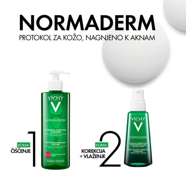 Vichy Normaderm Phytosolution, gel za intenzivno čiščenje za mastno in občutljivo kožo