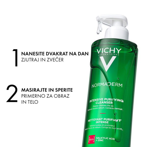 Vichy Normaderm Phytosolution, gel za intenzivno čiščenje za mastno in občutljivo kožo