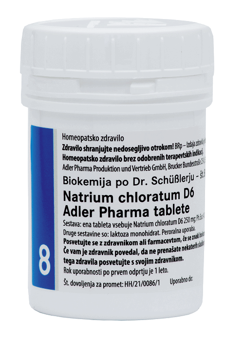 Adler Pharma Natrium chloratum D6 , 1000 tablet