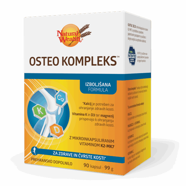 Natural Wealth® Osteo kompleks, 90 kapsul